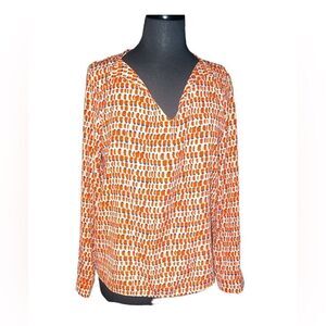 🐘 Collective Concept Orange Print Top